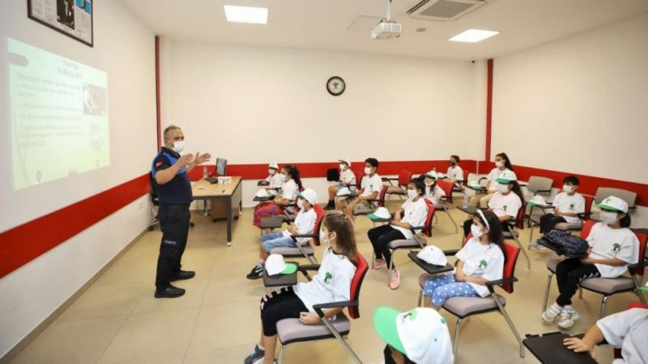 Şehitkamil'de 3 ayda 2 bin 835 öğrenciye trafik eğitimi verildi