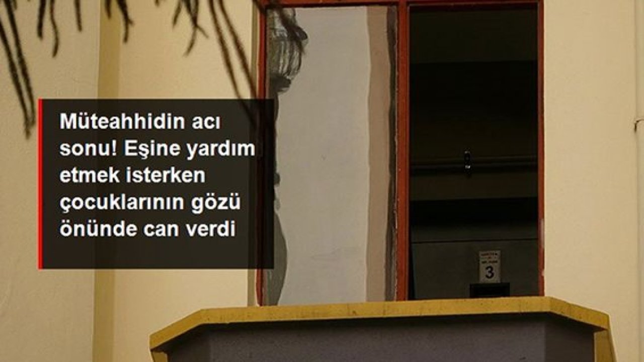 Son Dakika:Video Haber…Acı olay...Eşine yardım etmek isterken canından oldu!