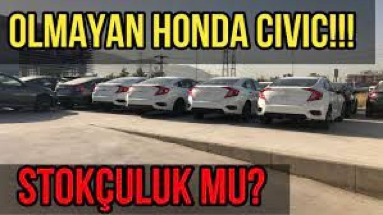 Sıfır otomobillerde "stokçuluk" iddialarına hem firmadan hem de Honda'dan peş peşe yanıt