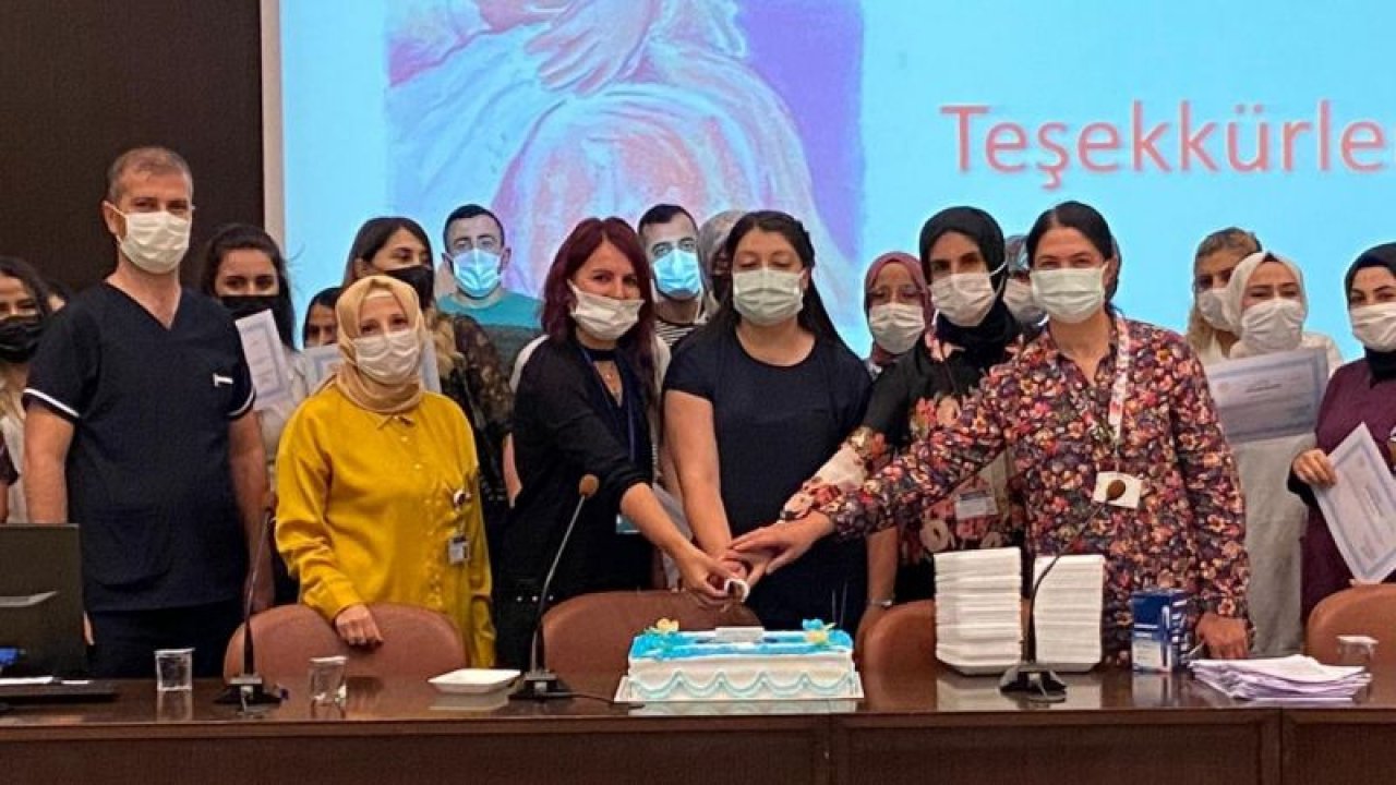 Bebek dostu olan GAÜN Hastanesi’nde anne sütü eğitimi