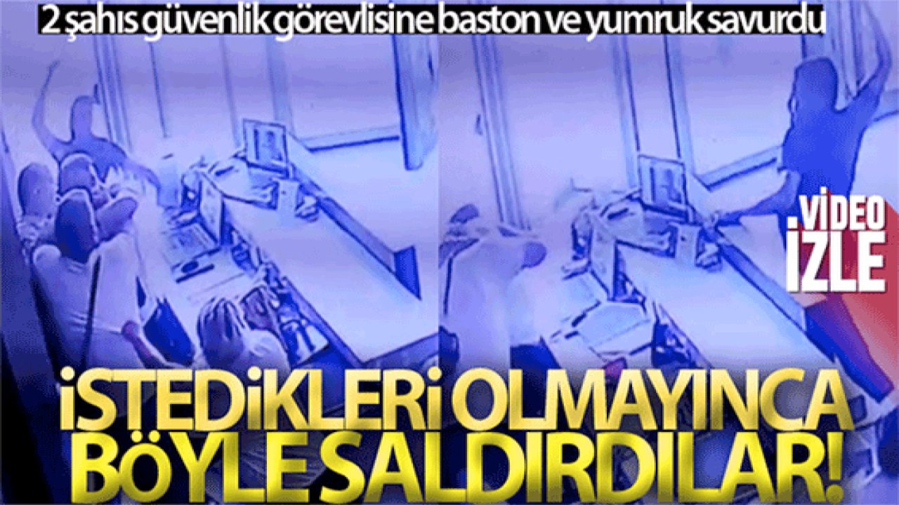 Son Dakika:Video Haber…Lüks rezidansta baston ve yumruklu kavga kamerada