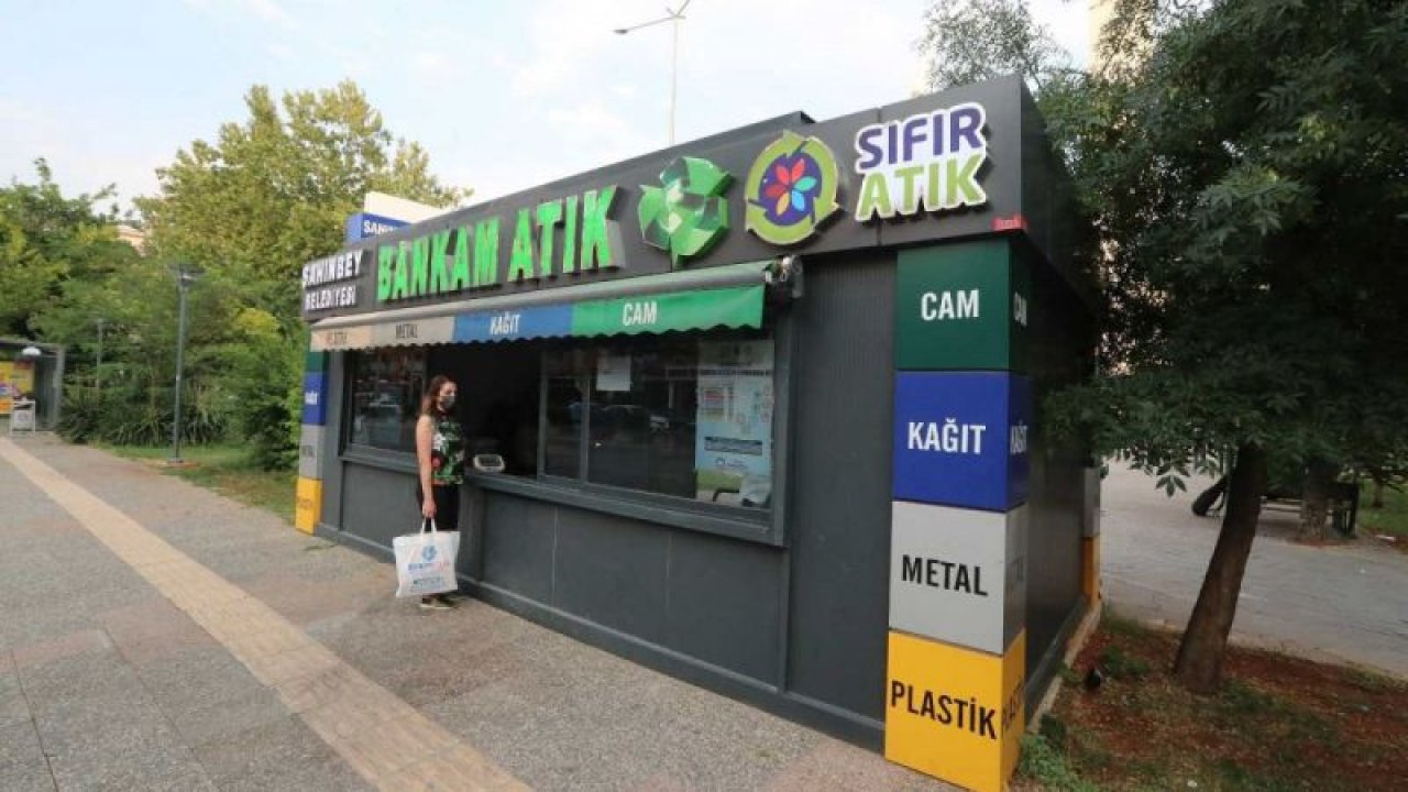 Şahinbey belediyesi bankam atıkla ödüllendiriyor
