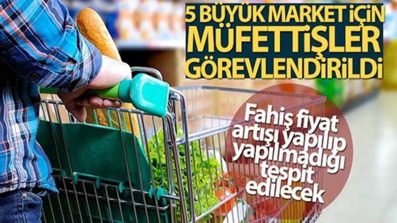 Gaziantep’te 5 Büyük Market Zincirine Market Baskın
