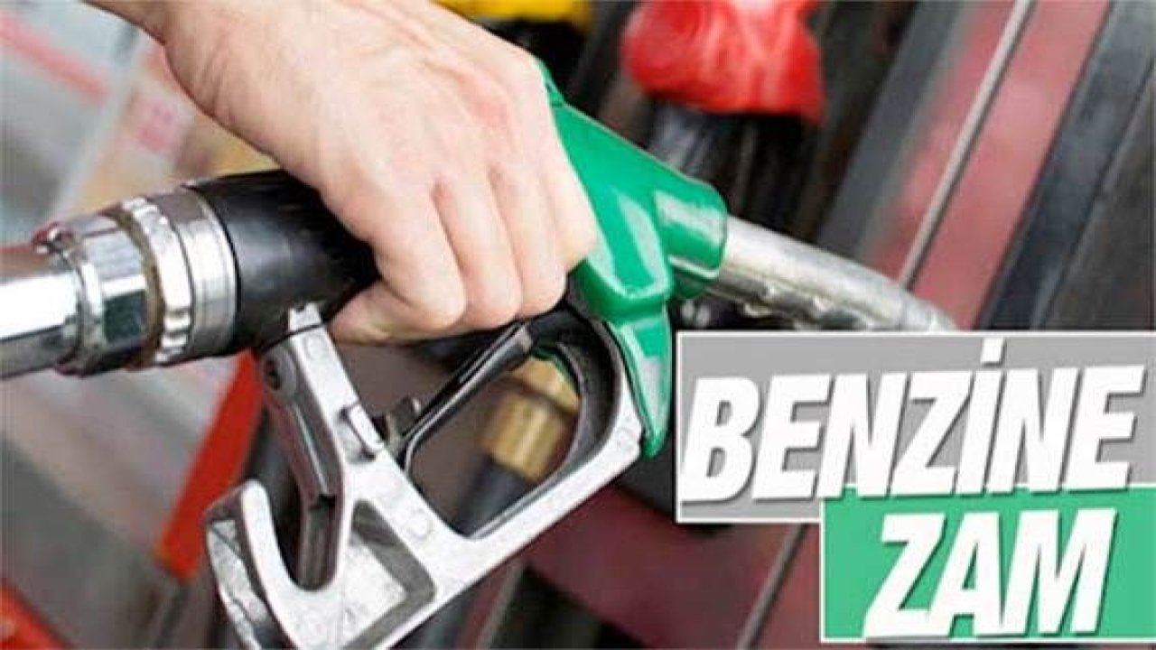 Benzine 29 kuruş zam yapıldı