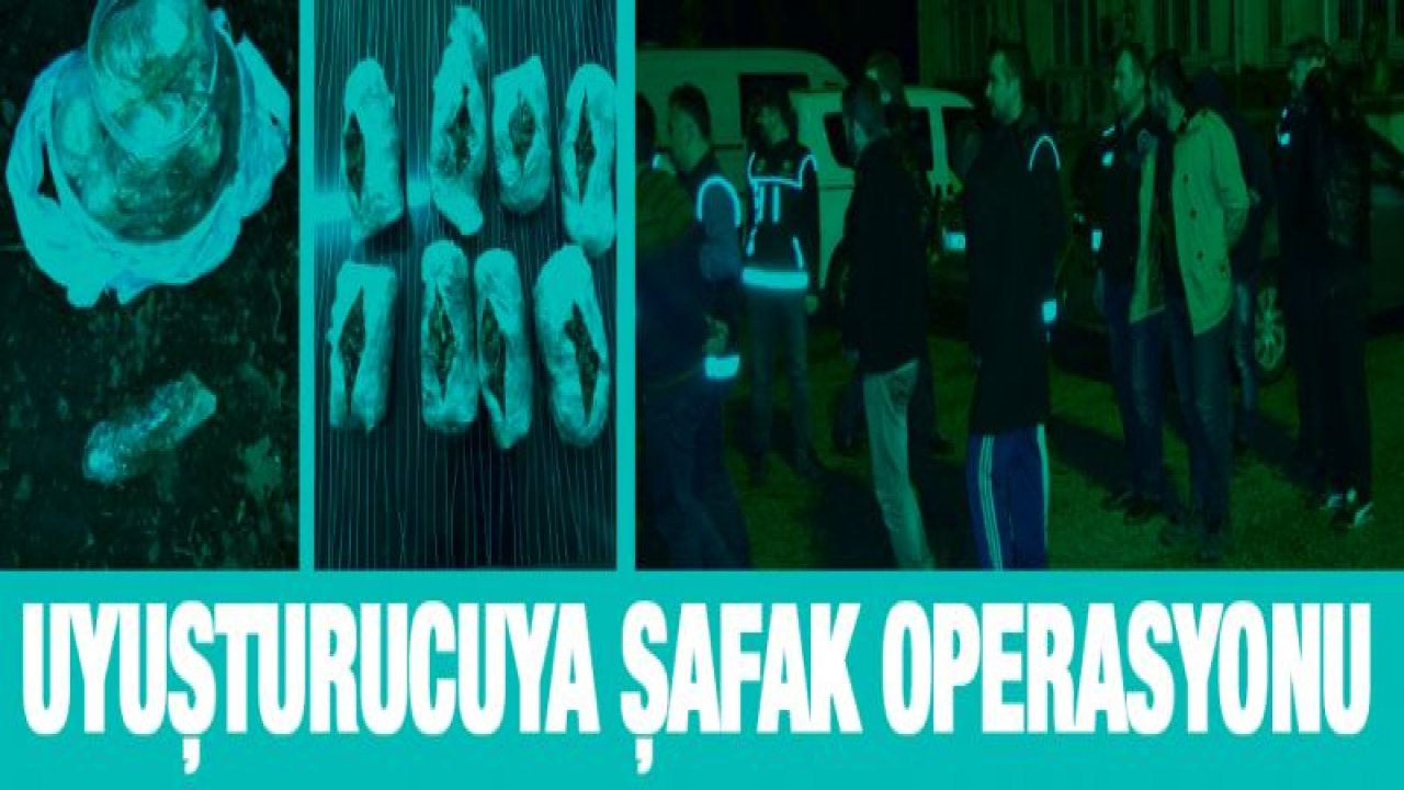 Uyuşturucu Satıcılarına Şafak Operasyonu: 22 Gözaltı