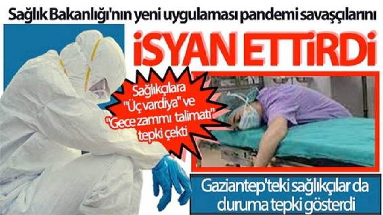 Son Dakika:Sağlık Çalışanları Kızdı! Karara tepki gösteren sağlık sendikaları konuyu yargıya taşıyacak