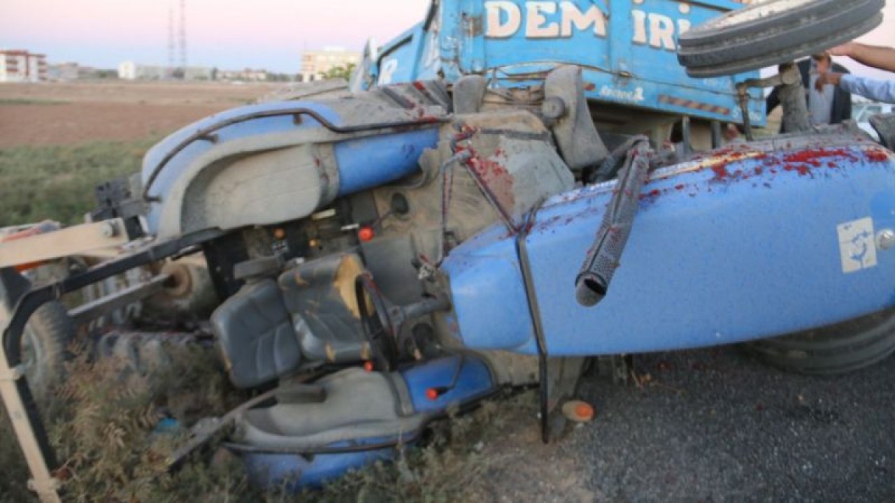 Son Dakika: Video Haber...Şanlıurfa'da kamyonun çarptığı traktör römorkundaki kadın öldü