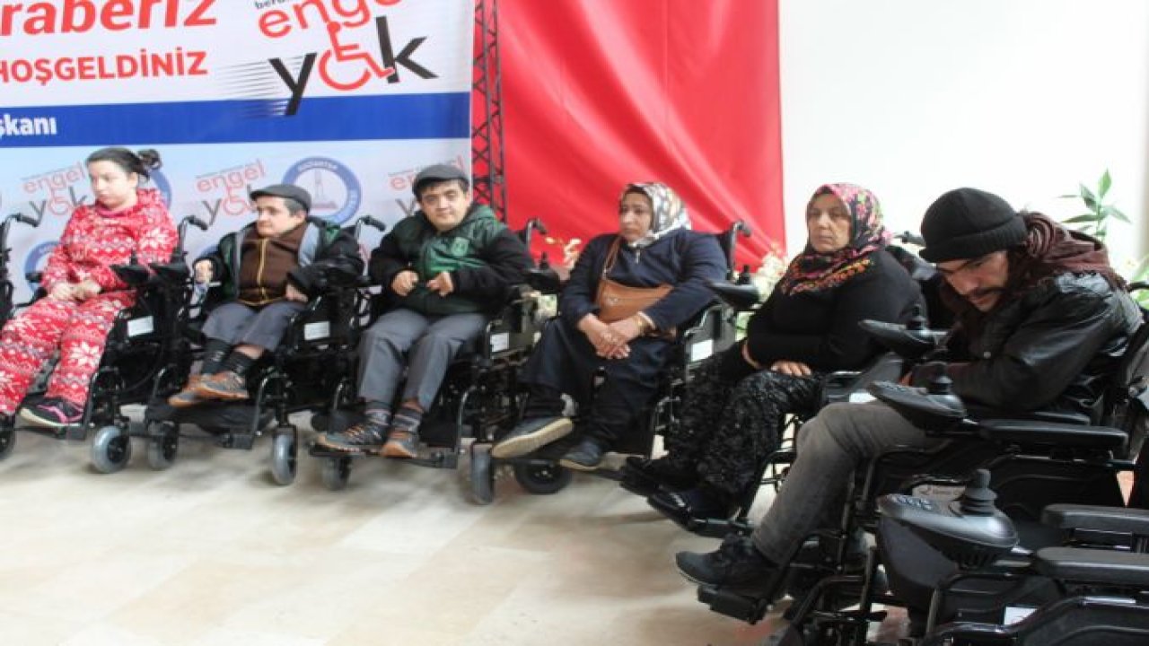 Şahinbey'den 28 akülü araç