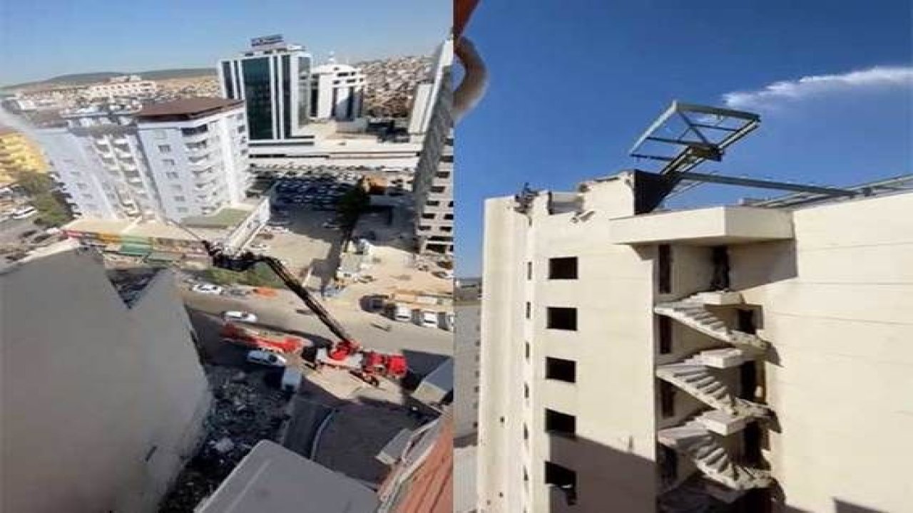 Son Dakika:Video Haber...Gaziantep Anatolıan Otelde Yangın Çıktı