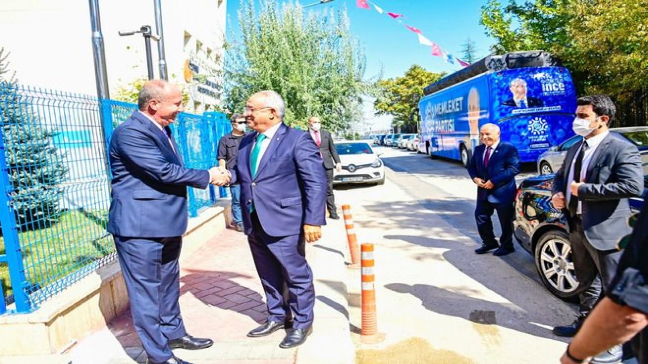Muharrem İnce DSP Genel Başkanı Aksakal ile Görüştü