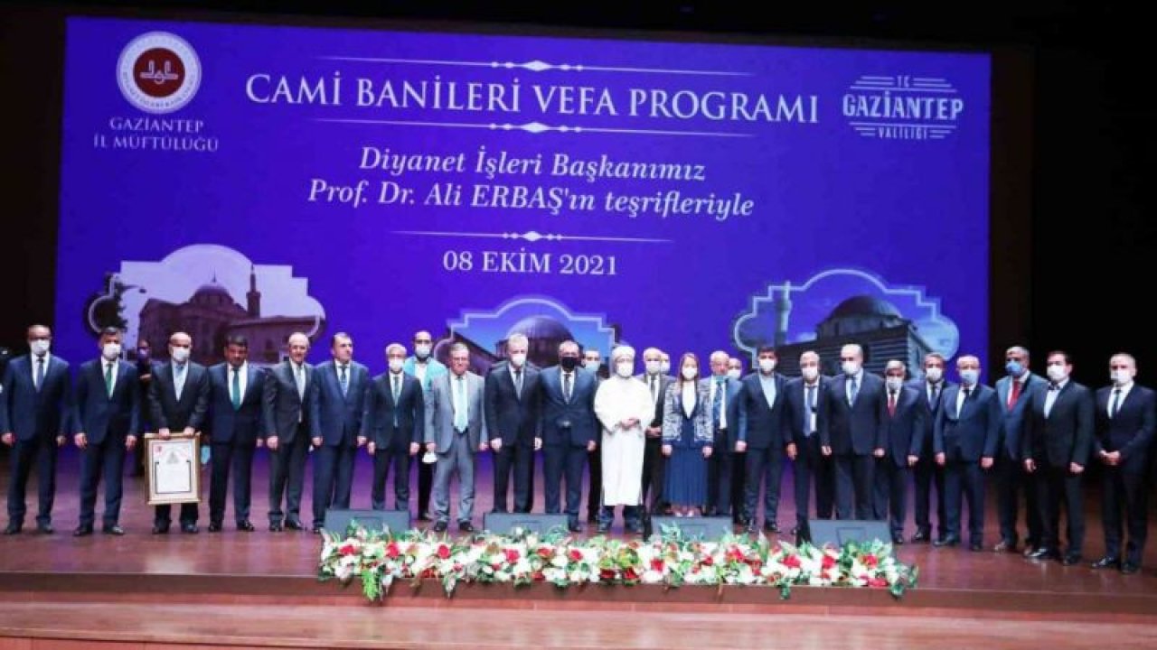 Cami banileri vefa programı