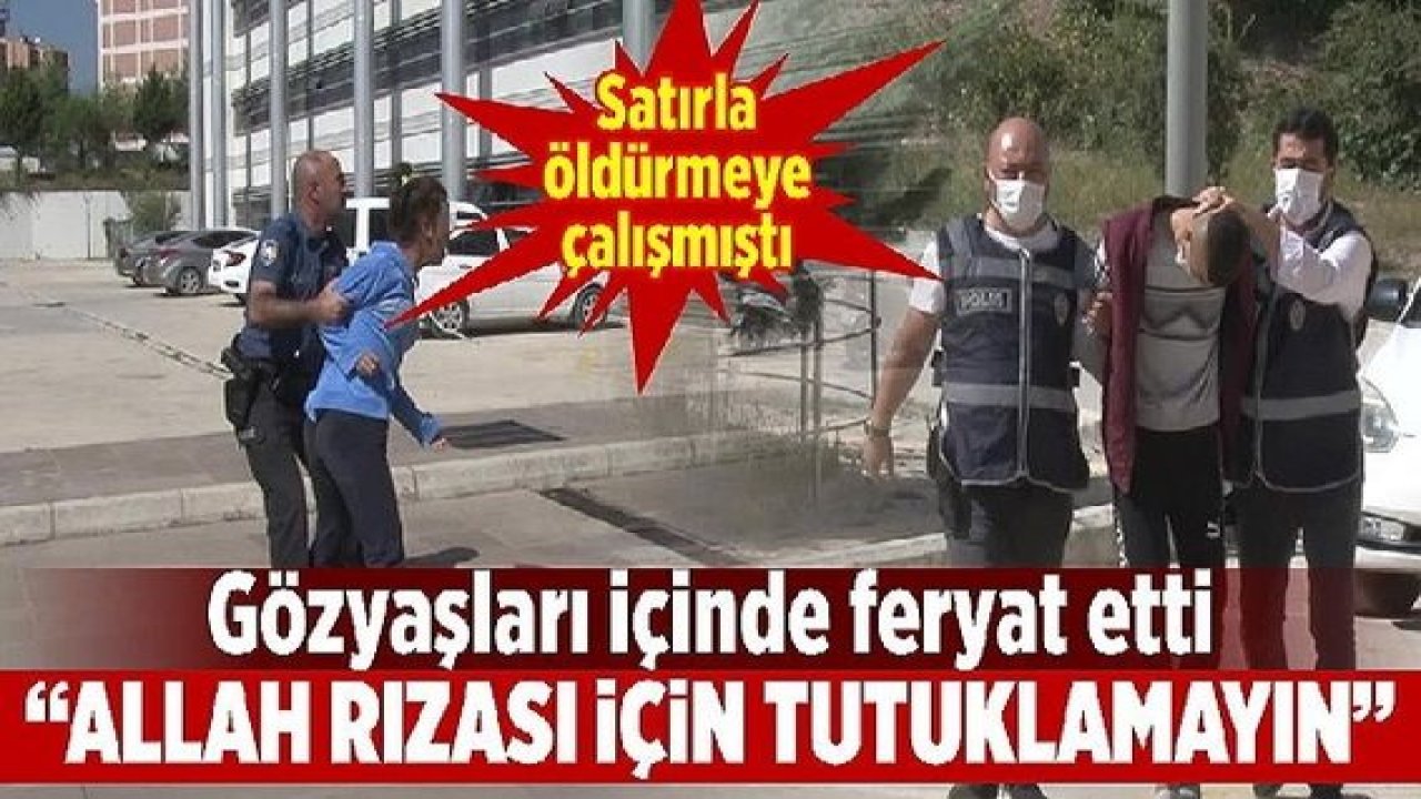 Video Haber:Sevgilisinin satırla kovaladığı genç kızdan 'pes' dedirten istek