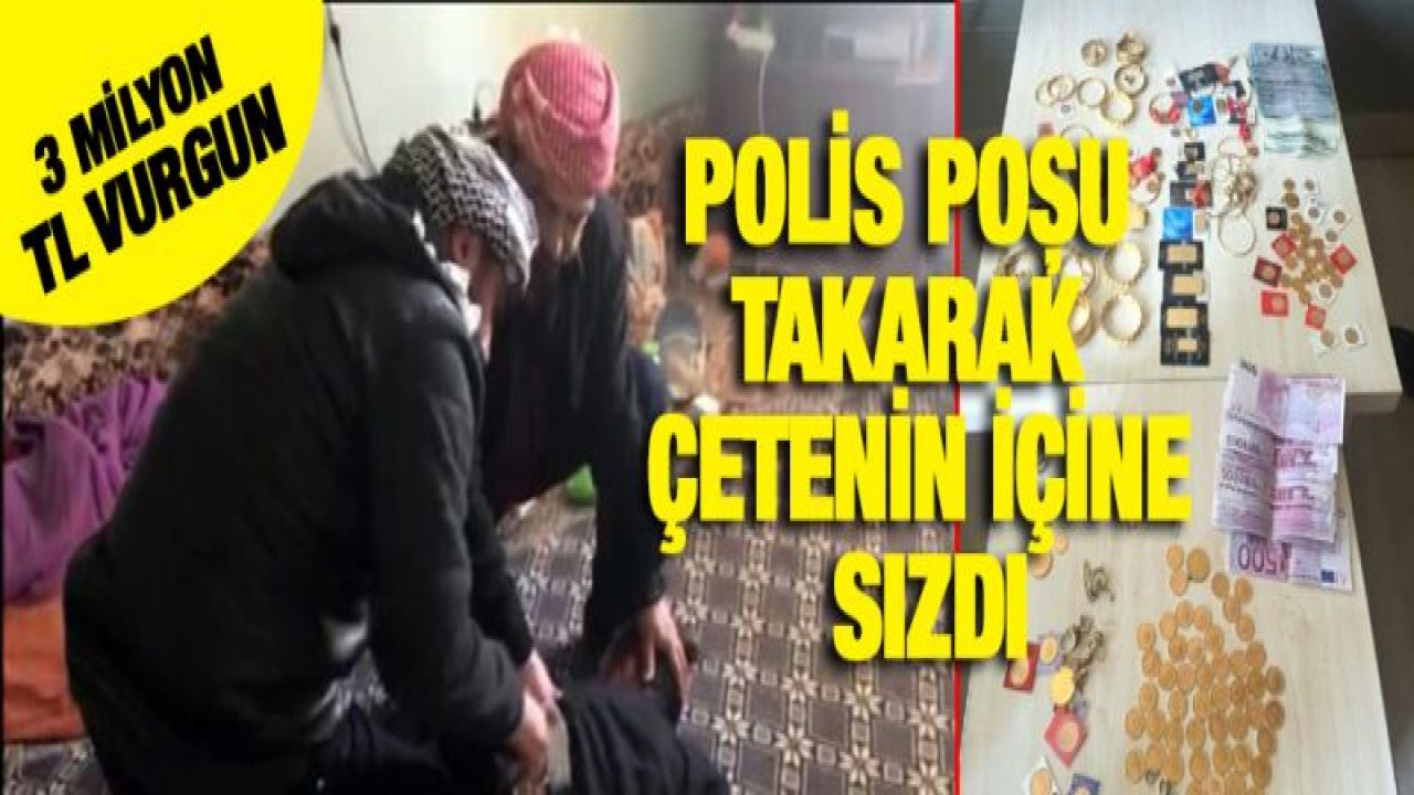 3 milyon TL vurgun yapan dolandırıcılara 'poşu'lu operasyon