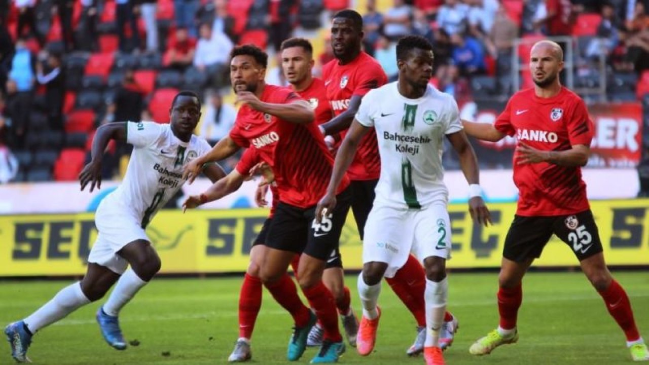 Gaziantep  FK'da 1-1'lik hüsran