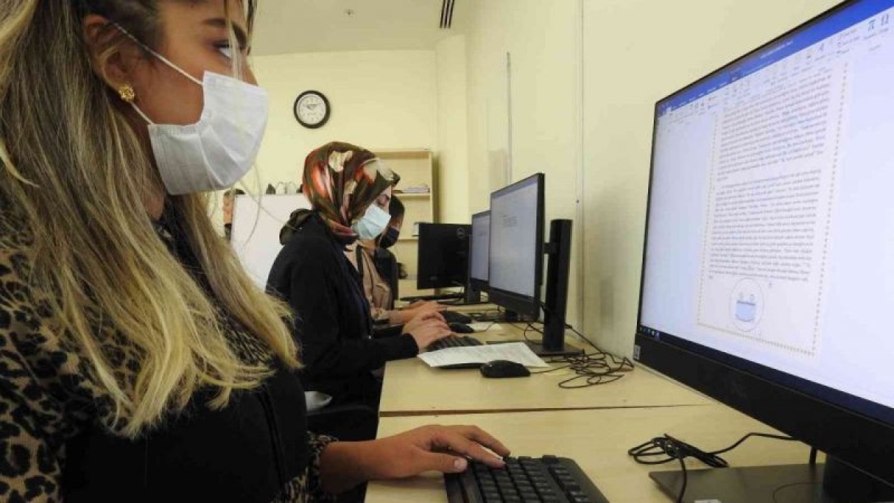 Video Haber: Kadınlar aldıkları kurslarla meslek sahibi oluyorlar