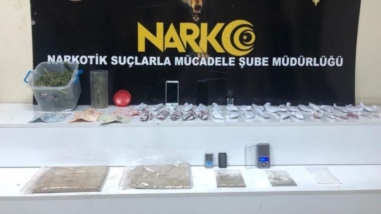 Gaziantep’te 1.5 kilo eroin yakalandı