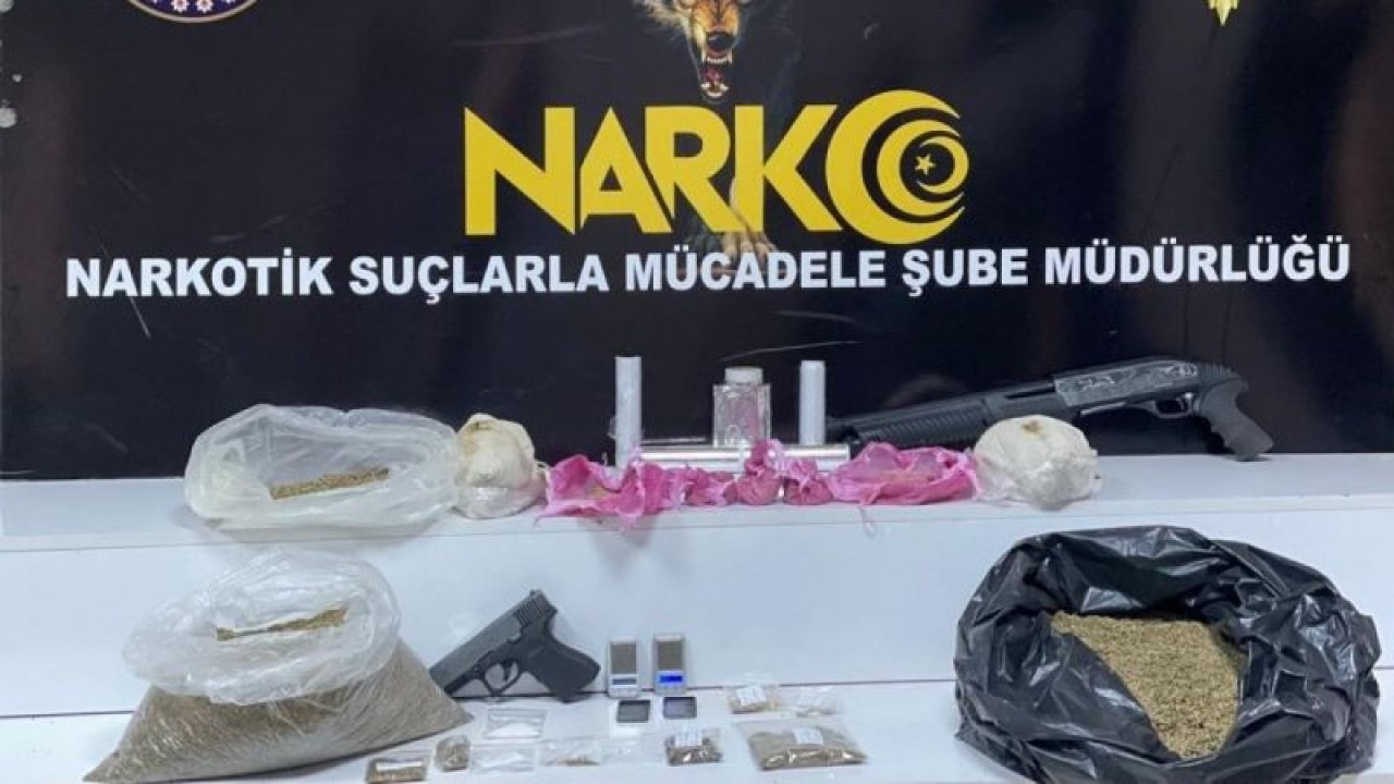 Video Haber...Gaziantep’te uyuşturucu tacirlerine operasyon