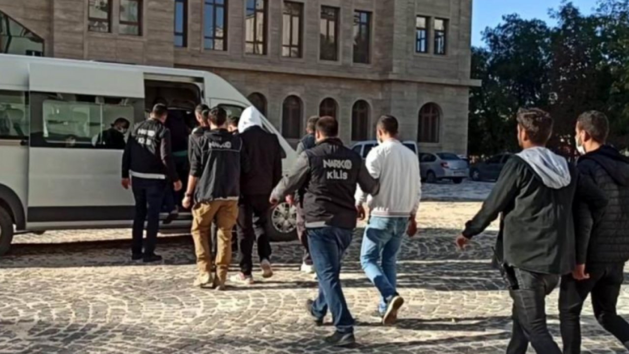 Kilis ve Gaziantep’te eş zamanlı uyuşturucu operasyonu