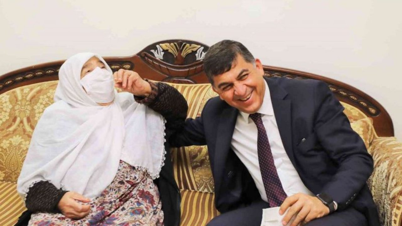 Başkan Fadıloğlu Hatice teyzenin misafiri oldu