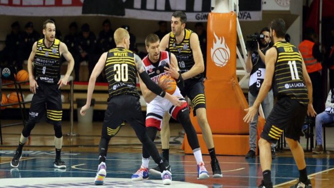 GAZİANTEP BASKETBOL 65-88 KAYBETTİ