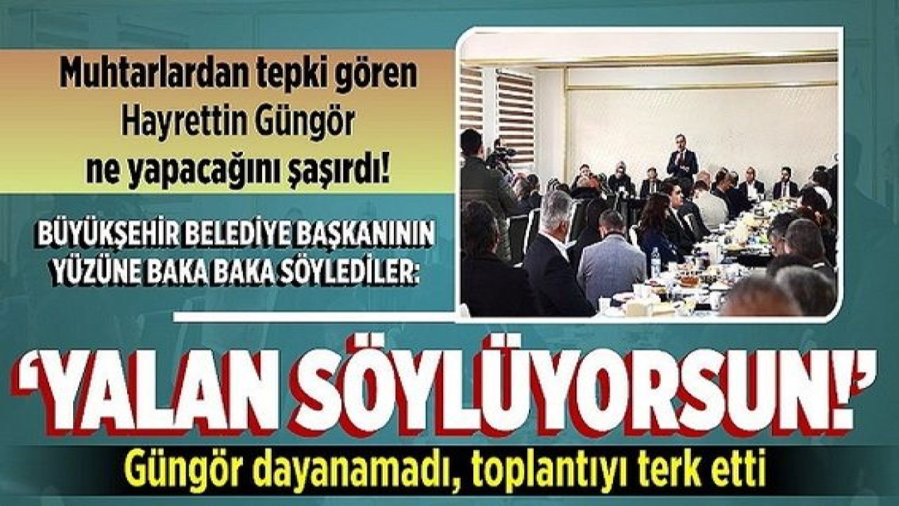 Son Dakika: Büyükşehir Belediye Başkanı , muhtarların tepkisine dayanamadı ve salonu terk etti! Kahramanmaraş'ta neler oluyor?