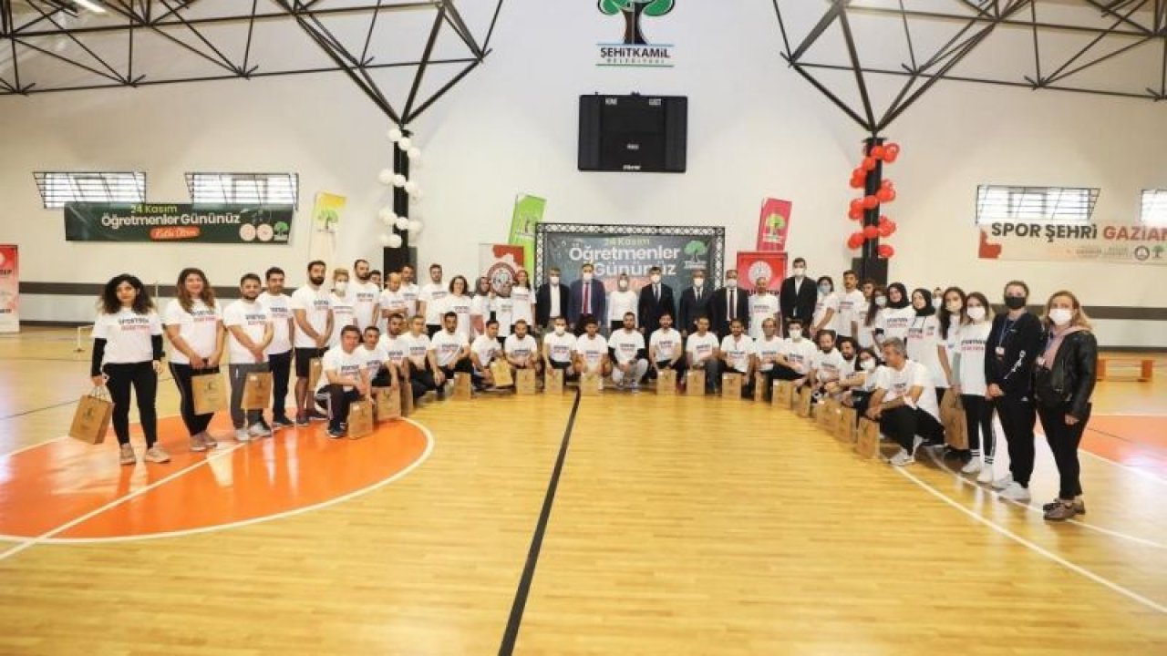 Şehitkamil'de Sportmen öğretmenler örnek oldu