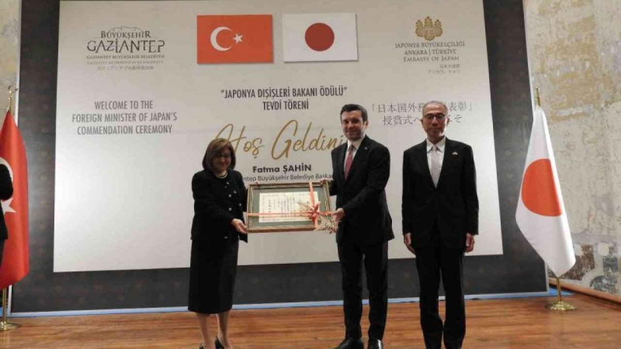 Japonya’dan Fatma Şahin’e ödül