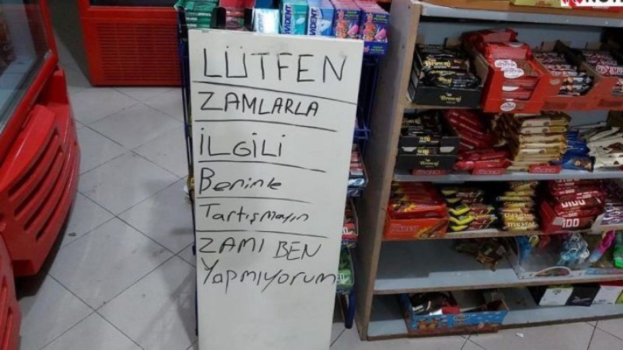 Zamlardan sonra bakkal çareyi böyle buldu