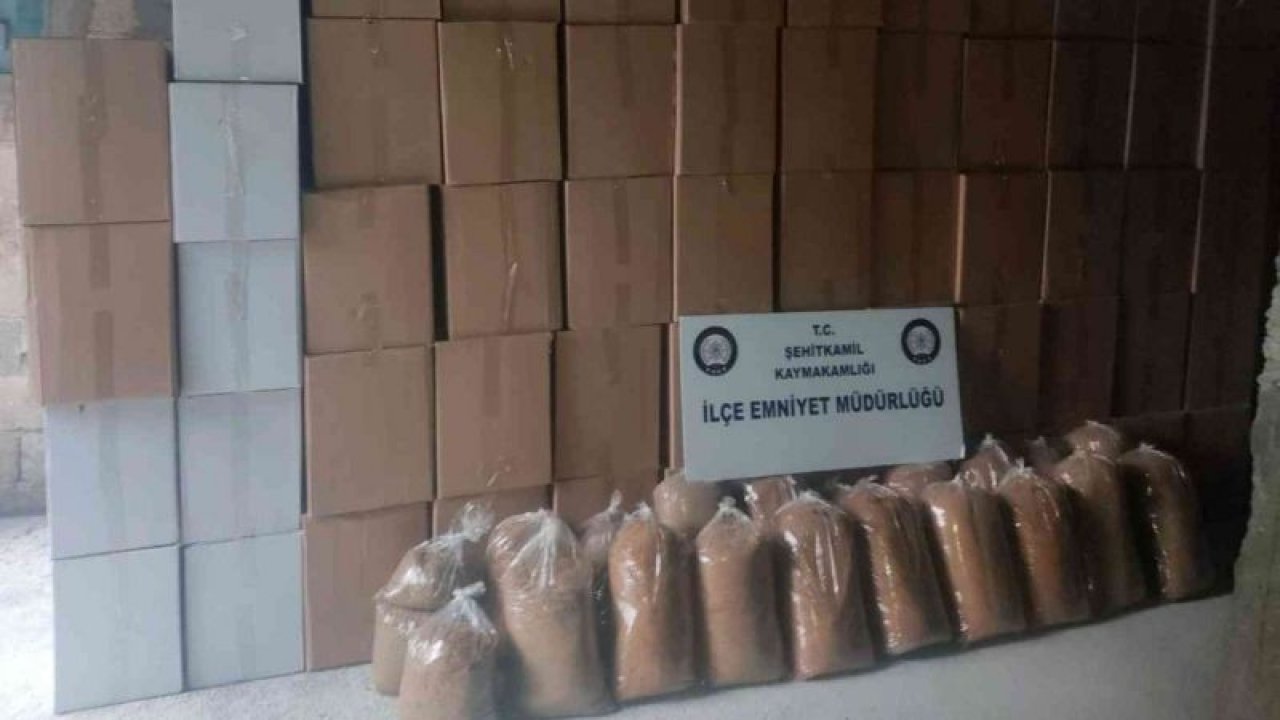 Gümrük kaçağı 4 milyon 300 bin makaron ele geçirildi