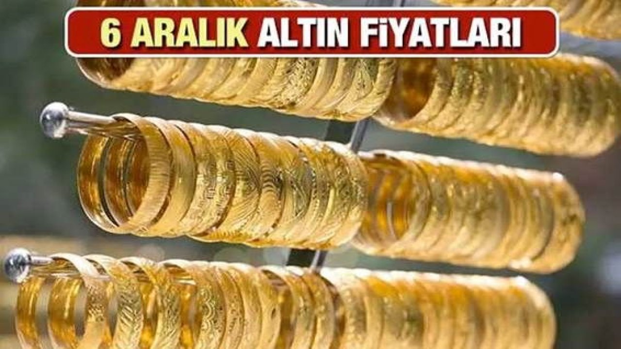 6 Aralık çeyrek altın kaç TL? Gram, yarım, çeyrek altın ne kadar oldu?