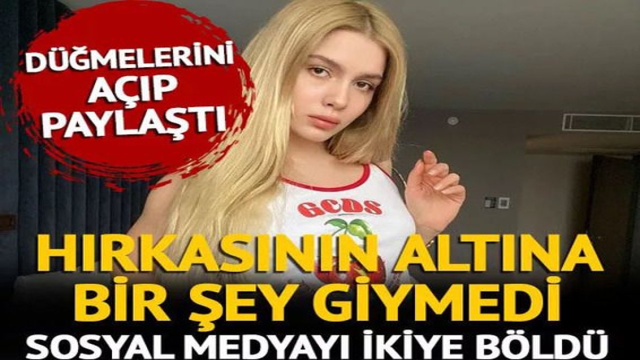 Video Haber:Aleyna Tilki düğmelerini açıp paylaştı! Hırkasının altına bir şey giymeyen şarkıcı sosyal medyayı ikiye böldü