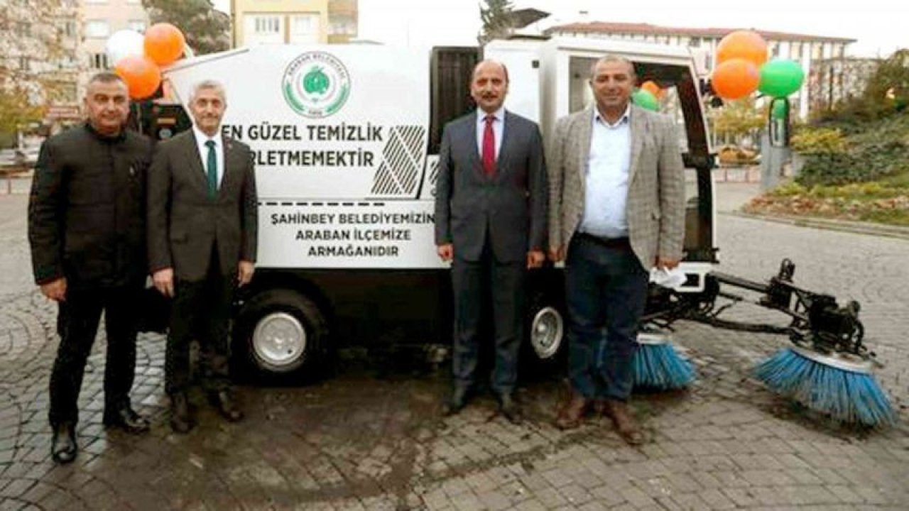 Araban’a vakumlu yol süpürgesi