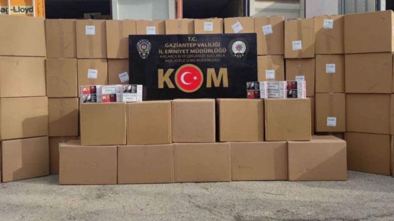 Video Haber...Gaziantep polisinden kargoyla makaron sevkiyatına darbe