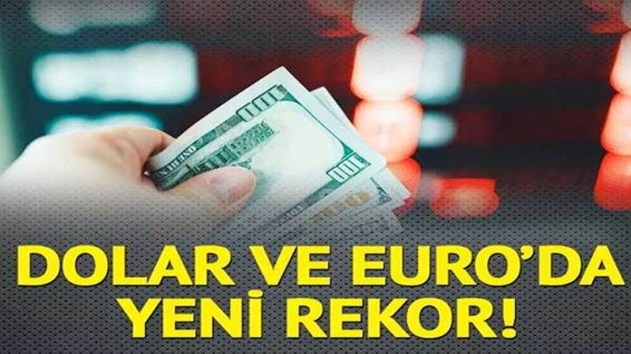 Son Dakika: Dolar ve euro rekor kırdı! Dolar 16 lirayı geçti! Piyasalarda son durum...