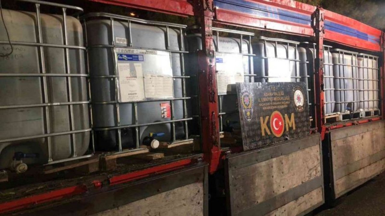 Son Dakika: Video Haber...Gaziantep Otobanı'nda 14 bin litre kaçak akaryakıt ele geçirildi