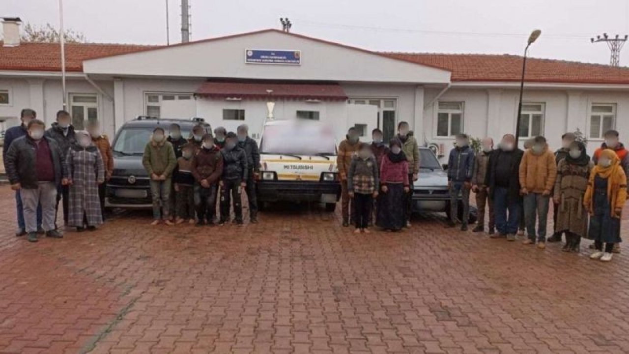 Son Dakika...Gaziantep'te 22 düzensiz göçmen yakalandı