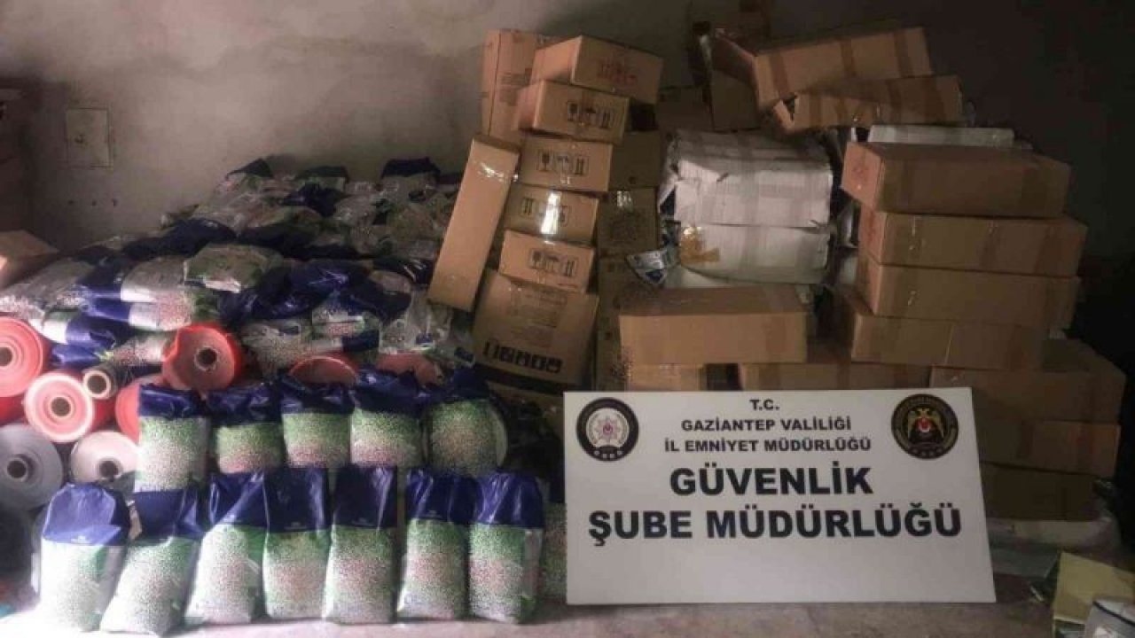 Son Dakika...Gaziantep’te 3 milyon lira değerinde sahte deterjan ele geçirildi