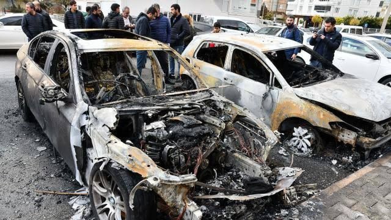 Araçları kundaklayan bakın kimmiş? Araçları kundaklayan şahıs yakalandı!