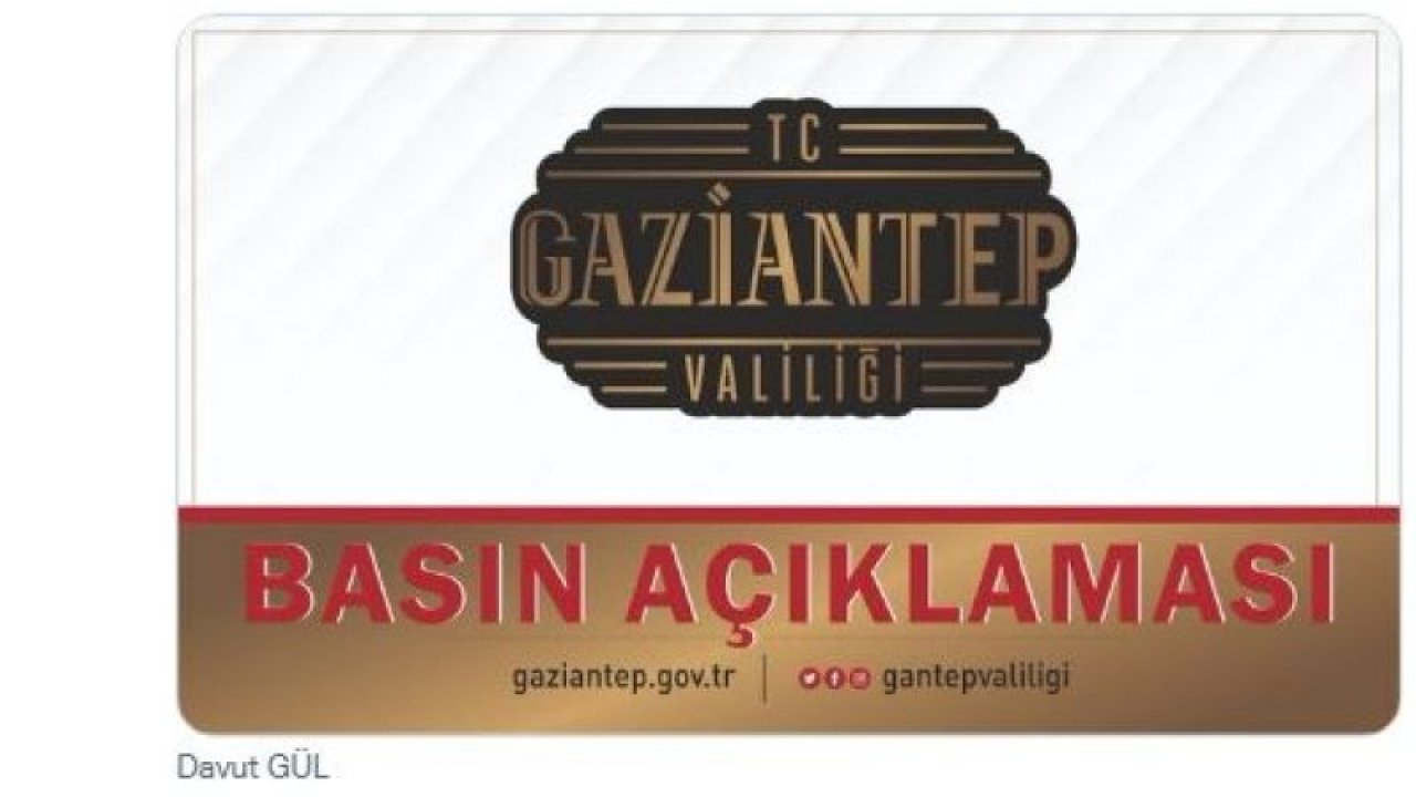 Son Dakika:Gaziantep'te Yasaklar Başladı! Gaziantep Valiliği Duyurdu