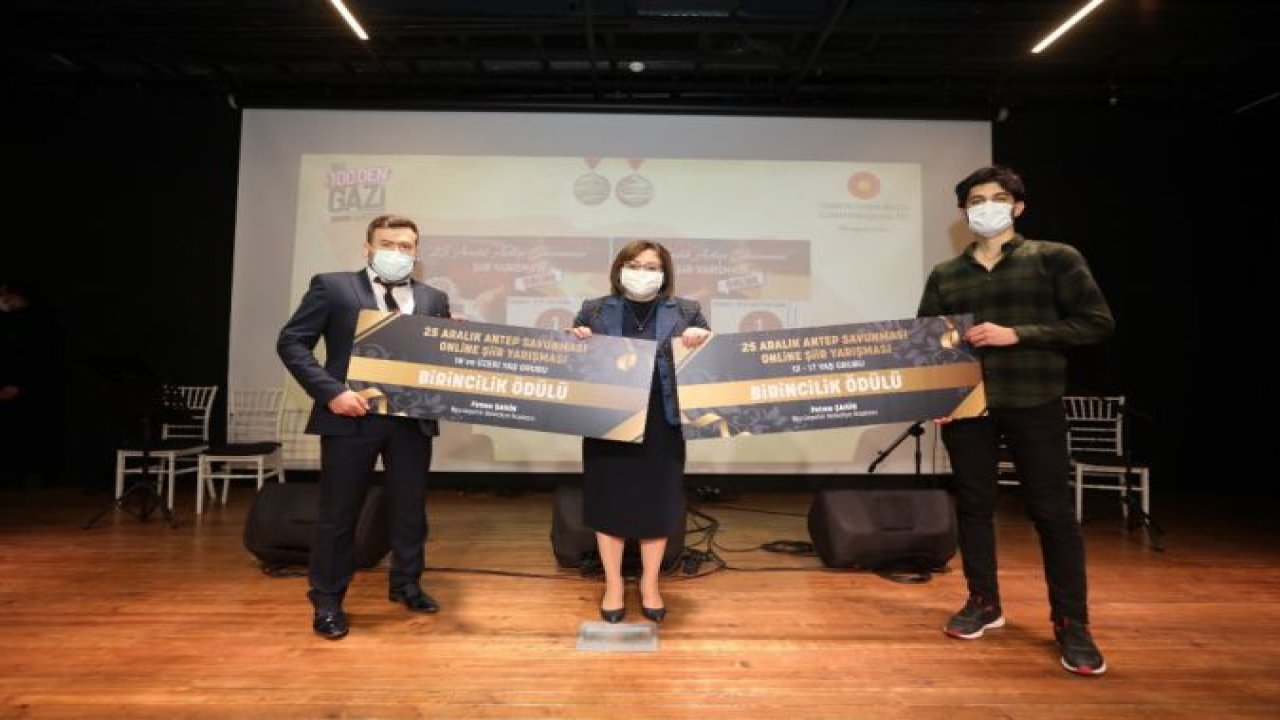 Antep Savunması konulu online yarışmada ödüller sahiplerini buldu