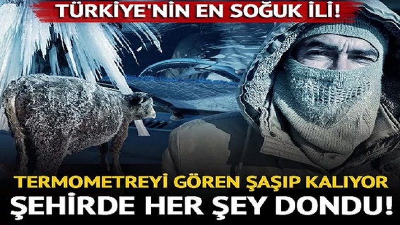 Foto Haber:Termometreler eksi 33 dereceyi gördü! Ağrı, Erzurum, Kars, Ardahan ve Iğdır'da dondurucu soğuklar etkili oluyor