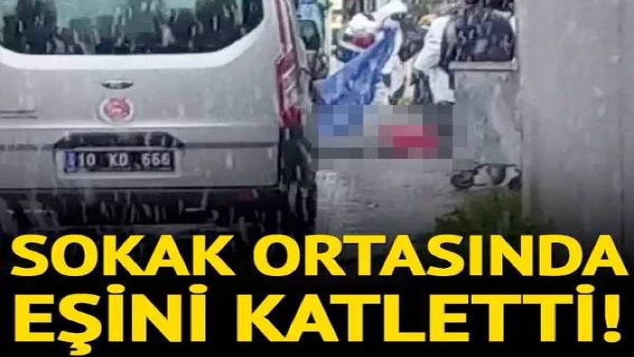 Son Dakika: Video Haber...Sokak ortasında kocası tarafından katledildi