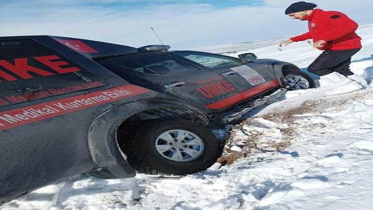 Son Dakika..Gaziantep'te UMKE ekibi Karda Mahsur Kaldı!