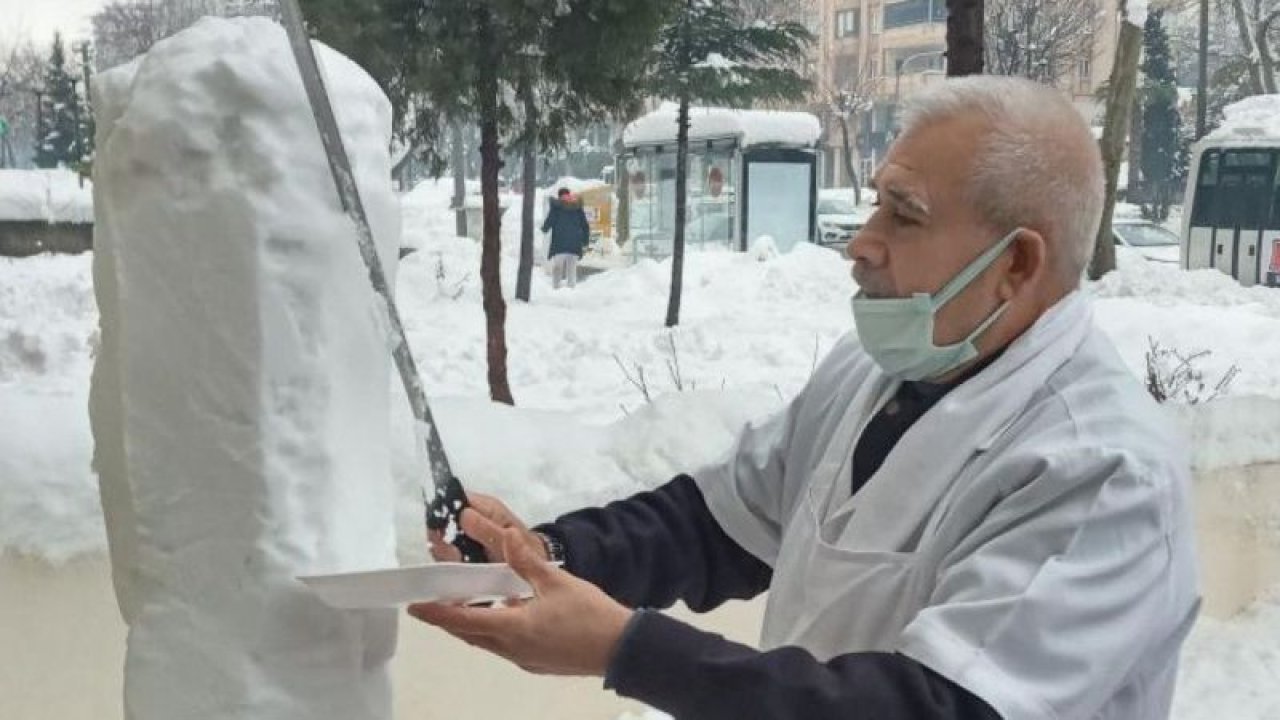 Döner ustasından "karsambaç döner"