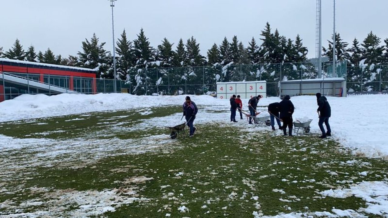 Tesislerde kar seferberliği