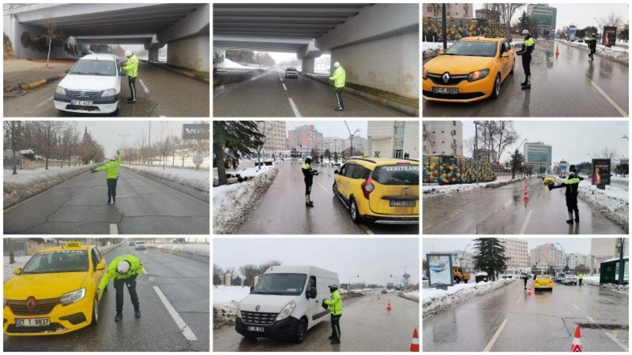 Gaziantep trafik ekipleri denetimlerini sürdürüyor