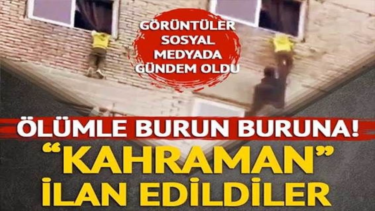 Video haber...3. kattan düşmek üzere olan çocuk son anda kurtarıldı