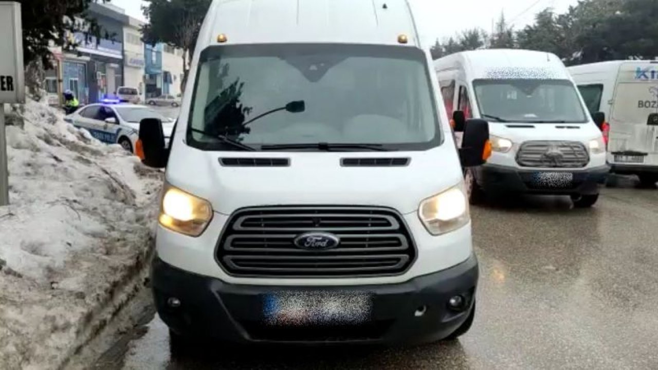 Gaziantep'te trafik ekipleri korsan taşımacılık yapan sürücülere cezai işlem uyguladı