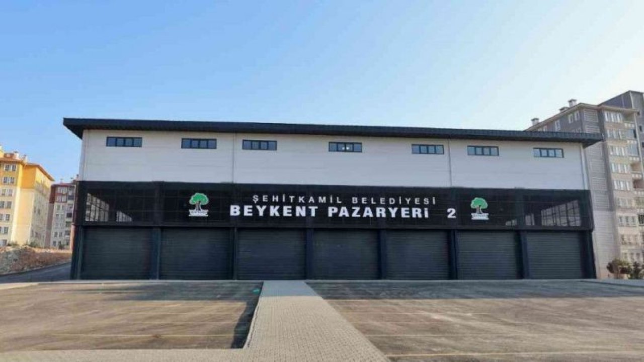 Şehitkamil'de Gaziler Pazaryeri ve Gençlik Kütüphanesi tamamlandı