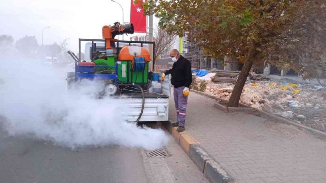 Gaziantep’te haşere ile mücadele devam ediyor
